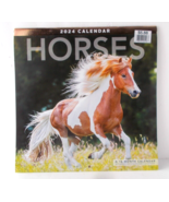 Horses 16 Month Calendar MEAD 2024 12&quot; x 24&quot; - £11.76 GBP