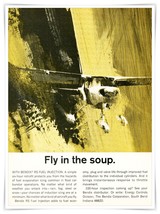 Print Ad Bendix Corp. RS Fuel Injection Fly in the Soup 1967 Advertisement - $9.70