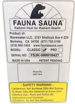 Fauna Sauna Therapeutic Infrared Heat Lamp for Pets Safe Healing Made in USA image 7