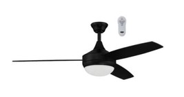 Harbor Breeze Beach Creek 44-in Black LED Indoor Ceiling &amp; Remote *READ* - £47.93 GBP