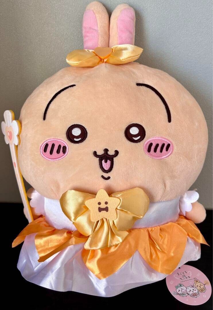 Chiikawa Rabbit Magical Chiikawa BIG Stuffed Rabbit Stuffed Toy 35cm ...