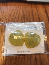 Fashion Ear Studs Earrings Gift Yellow Ships N 24h - $12.60