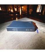 Charles Stanley Life Principles Bible (NKJV) Genuine Leather - Blue In T... - $46.57