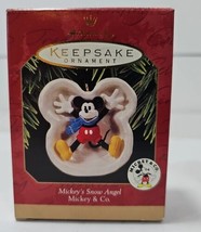 Hallmark Collection Collection Mickey Mouse Ornament &amp; Avon Gift Minnie Lot Of 2 - £12.51 GBP