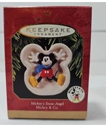 Hallmark Collection Collection Mickey Mouse Ornament &amp; Avon Gift Minnie ... - £12.82 GBP