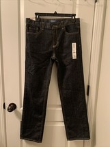 Old Navy Boys Blue Jeans Zip &amp; Button Pockets Size 14 - $34.75