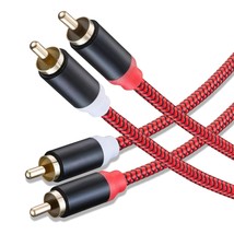 Rca Cable 3Ft,2Rca Male To 2-Rca Male Audio Stereo Subwoofer Cable [Hi-Fi Sound] - $13.99