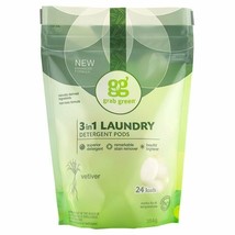 Grab Green Natural 3 in 1 Laundry Detergent Pods, Organic Enzyme-Powered, Pla... - £12.52 GBP