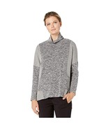 MSRP $99 Karen Kane Contrast Pocket Turtleneck Top Gray Size Large - $638.54 MXN