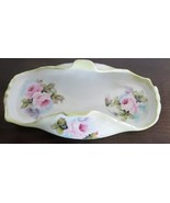 Vintage Eina C. Painted Roses Jewelry Tray, Rectangular Rose Design Thro... - $504.02 MXN