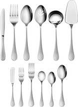 Cangshan 47pc Stainless Flatware Set, Matte Handle, Heavy Duty, Service ... - $147.50