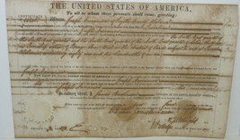 James Buchanan Signed Land Grant 1858 AL Vellum Historical Manuscript Document - £392.52 GBP