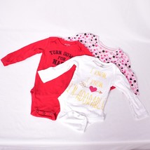 Lot of 3 Baby Girl&#39;s Long Sleeve Adorable Naps Outfits Size 18 Months - $9.72