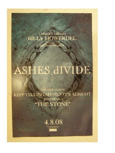 Ashes Divide Poster Promo A Perfect Circle  Tool - $17.99