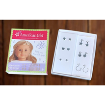 NEW American Girl Doll Classic Silver Pierced Doll Earrings 6 Pair, Acce... - $167.57 MXN