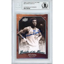 Adrian Dantley Notre Dame Signed Greats of Game On Card Auto Autograph Beckett - £75.83 GBP