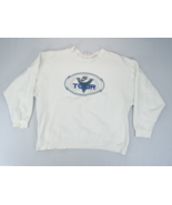 Vintage Nike Golf Tour Sweatshirt Crewneck XL DISTRESSED White 90s Graph... - £74.69 GBP