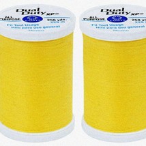 Sunshine Stitch Duo: Dual Duty XP Thread Bundle - 2 Pack, 250yds Each, Sun Yello - £18.28 GBP