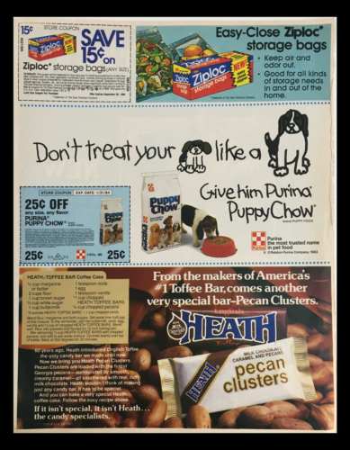 1983 Friskies Delicious Cat Dinners Circular Coupon Advertisement Item image 2