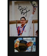 Greg Louganis Signed Autographed Glossy 8x10 Photo w/ Signing Photo - £31.44 GBP