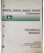 John Deere  TM1750 Technical Manual for CS Series Chainsaws 1998 - £22.01 GBP