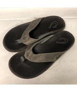 Olukai Mens Ohana Brown Flip Flop Thong Sandals Slip On Comfort Sandals ... - $48.86 CAD