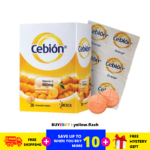 2 x 30&#39;s CEBION Chewable Tablets Vitamin C 500mg FREE SHIPPING - £32.64 GBP