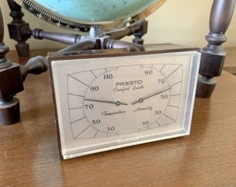 Vintage Presto Comfort Guide Temperature and Humidity Barometer 5x3&quot; MCM Working - £13.32 GBP