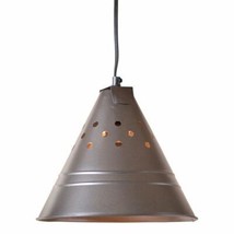 Edison Pendant Light  in Smokey Black  tin -SALE image 2