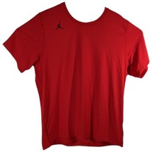 Nike Air Jordan Dri-Fit Shirt Mens 2XL XXL Red Short Sleeve Training Bas... - £39.20 GBP