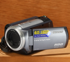 Sony DCR-SR70E PAL Handycam 60GB HDD Camcorder *TESTED* NO battery! - £63.26 GBP