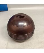 Antique 1930’s Amber Globe Tobacco Glass Humidor W/ Bakelite Lid - €21,12 EUR