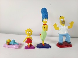 The Simpsons Maggie, Marge, Homer, Lisa Diecast Metal Collectible Rocket USA - £6.13 GBP