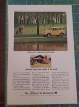 1960's Magazine Ad The Scout by International Harvester 1 - $9.49