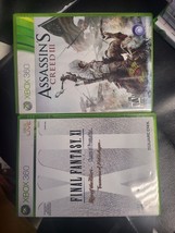 lot of 2: Final Fantasy XI Online + assassin&#39;s creed III [COMPLETE] ( Xbox 360) - £6.22 GBP