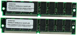 32MB Sampler Memory Akai MPC2000 MPC2000XL S3200XL CD3000XL 2 X 16MB Simm Mem... - £32.10 GBP