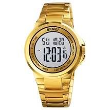 SKMEI 1712 Unisex Steel Electronic LED Watch, Date, Waterproof, Light, A... - $41.50