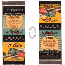 Vintage Matchbook Cover Missouri Pacific Railroad Eagle Fleet 1940s train - £10.27 GBP