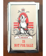 Canada Is Not For Sale Beaver &amp; Goose Cigarette Case W/ Built In Butane ... - €32,95 EUR