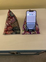 Fabulous Fabric Pillow Cell Phone, I Pad, Kindle Wedge Stand - £3.75 GBP