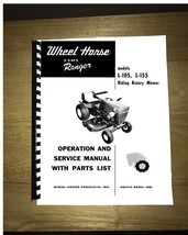 Wheel Horse Tractor Operation,Service Manual Models L-105 &amp; L-155 - $15.83