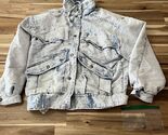 Vintage Izzi Blues Acid Wash Denim Jean Jacket 80s 90s Size Small Women’s - $31.34