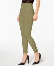 HUE Womens Simply Stretch Ankle Zip Leggings size Small Color Fennel - £31.28 GBP
