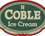 Coble Ice Cream Laser Cut Metal Sign  - $59.35