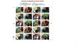 US Stamps/Sheet/Postage Sct #3344a Hollywood Composers MNH F-VF OG  FV $6.60 - £5.40 GBP