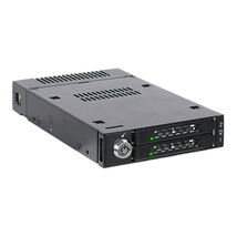 Icy Dock MB834M2K-B TOUGHARMOR MB834M2K-B 2 X M.2 PCIE NVME SSD MOBILE R... - $299.06