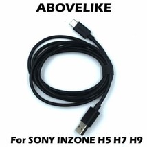 New Genuine Usb A To Usb CType-C Charger Cable For Sony Inzone H5 H7 H9 Wireless - £10.27 GBP