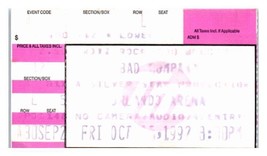 Mauvais Company Concert Ticket Stub Octobre 16 1992 Orlando Florida - £35.65 GBP