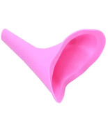 PEZ portable Pink Latex Travel Urinal funnel for car camp bed pee easy u... - $23.92 CAD