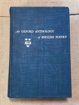 An Oxford Anthology Of English Poetry Second Edition 1956 Hardcover Vintage Book - £11.87 GBP